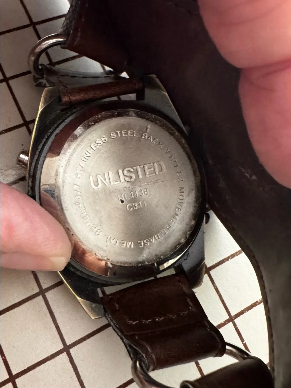 Vintage Unlisted by Kenneth Cole Men’s Analog-Digital Chronograph Watch